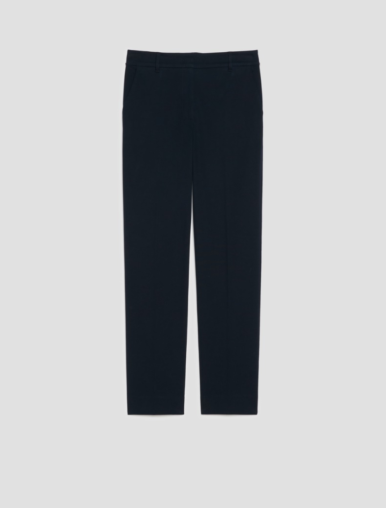 Slim-cut trousers - NAVY - pennyblack