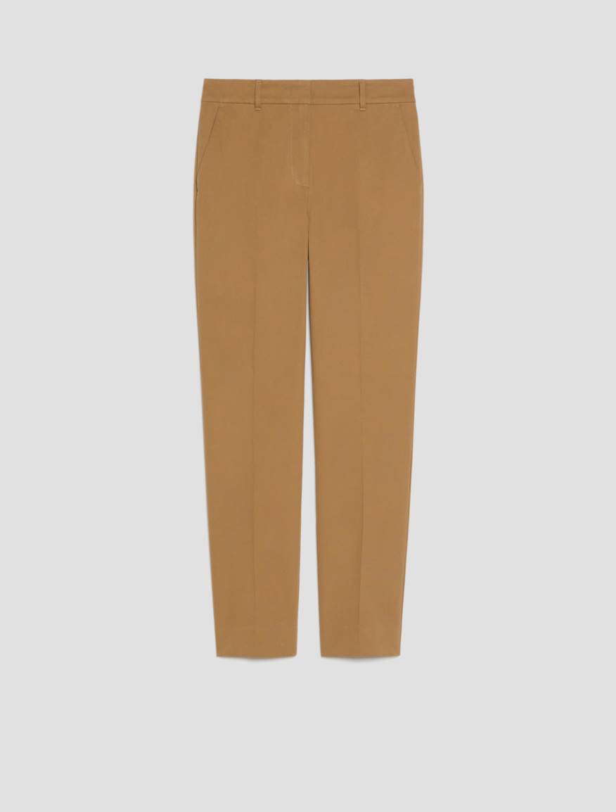 Slim-cut trousers - TOBACCO BROWN - Pennyblack - 2