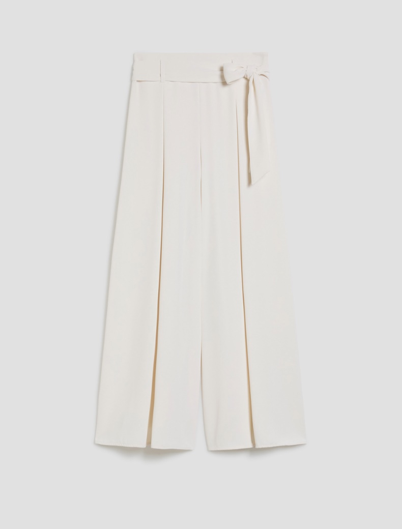 Culottes in sablé fabric - IVORY - pennyblack