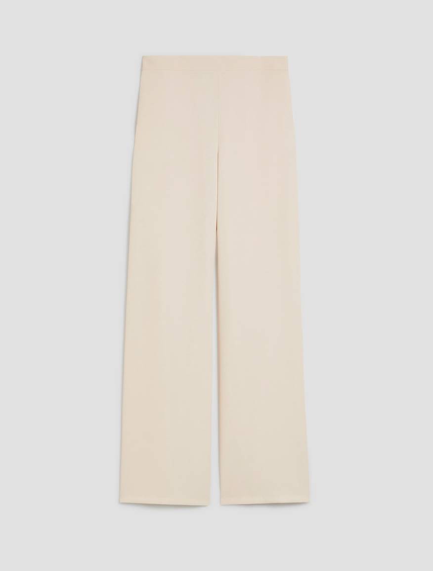 Sablé fabric wide-leg trousers - IVORY - Pennyblack - 2