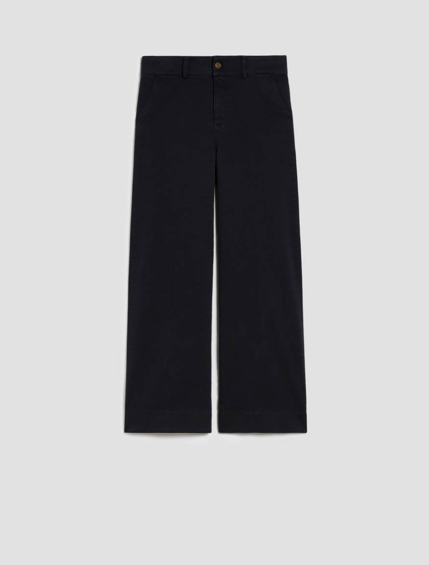 Wide-fit cotton bull denim jeans - NAVY - Pennyblack - 2