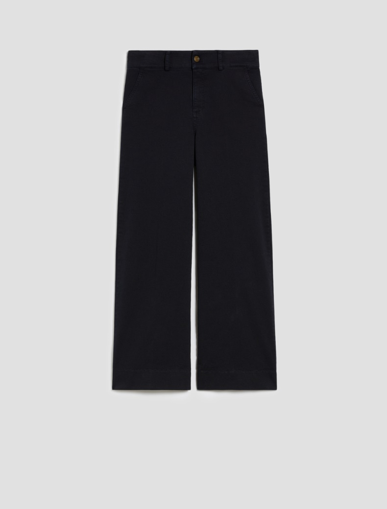 Wide-fit cotton bull denim jeans - NAVY - pennyblack