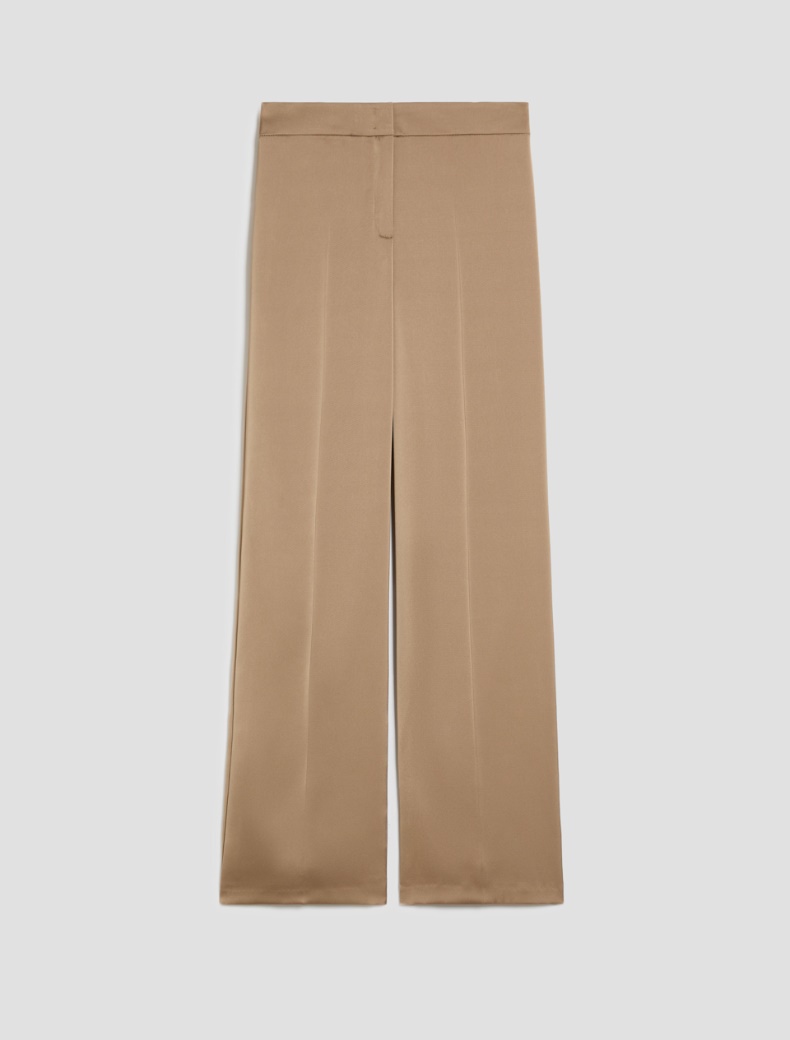 Double satin trousers - SAND - pennyblack