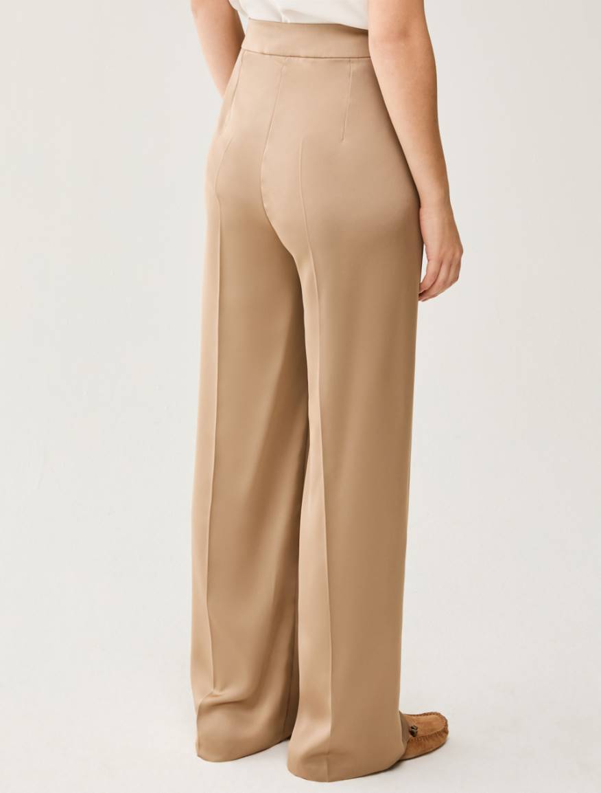 Double satin trousers - SAND - Pennyblack - 3
