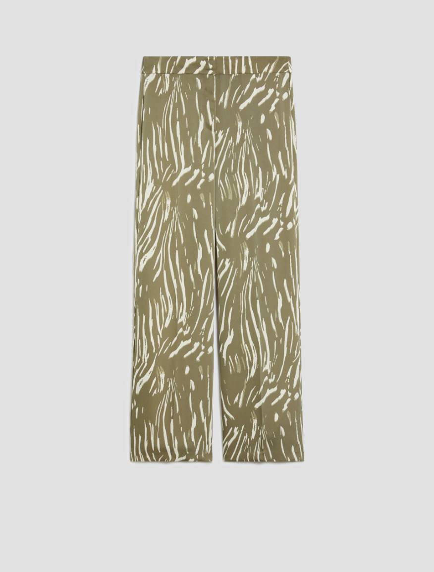 Double satin trousers - GREEN - Pennyblack - 2