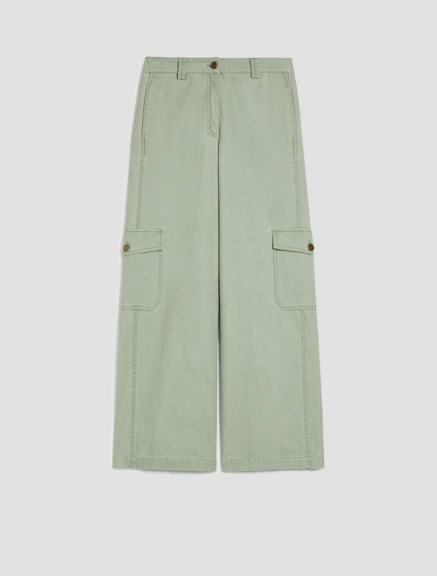 Pantaloni cargo in canvas - ACQUAMARINA - Pennyblack - 2