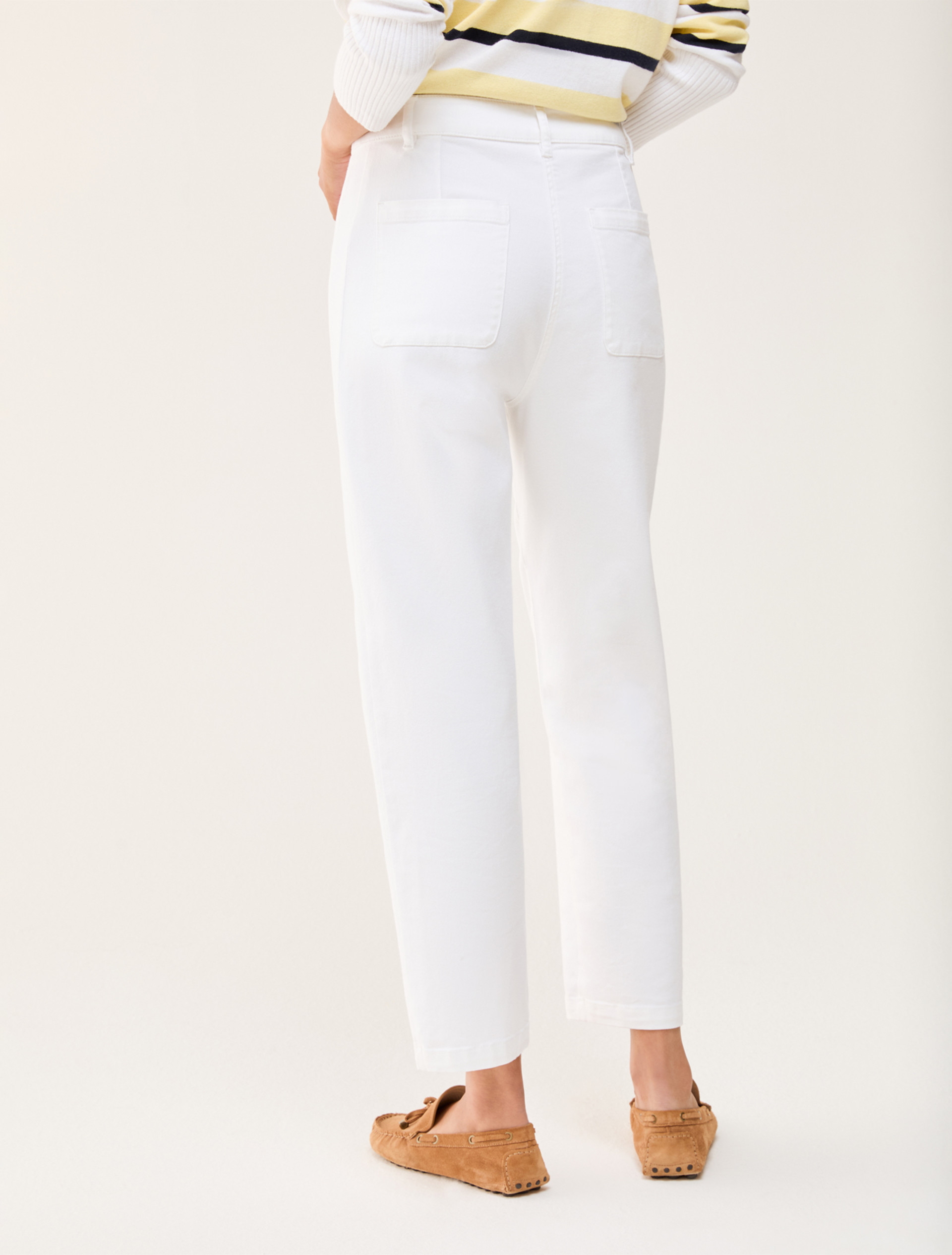 Cotton bull denim jeans - IVORY - pennyblack