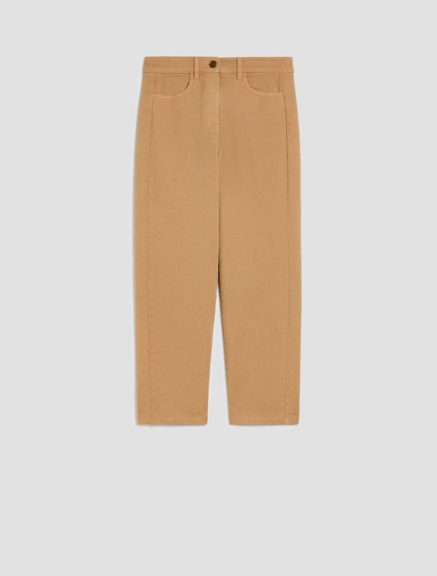 Cotton bull denim jeans - CAMEL - Pennyblack - 2