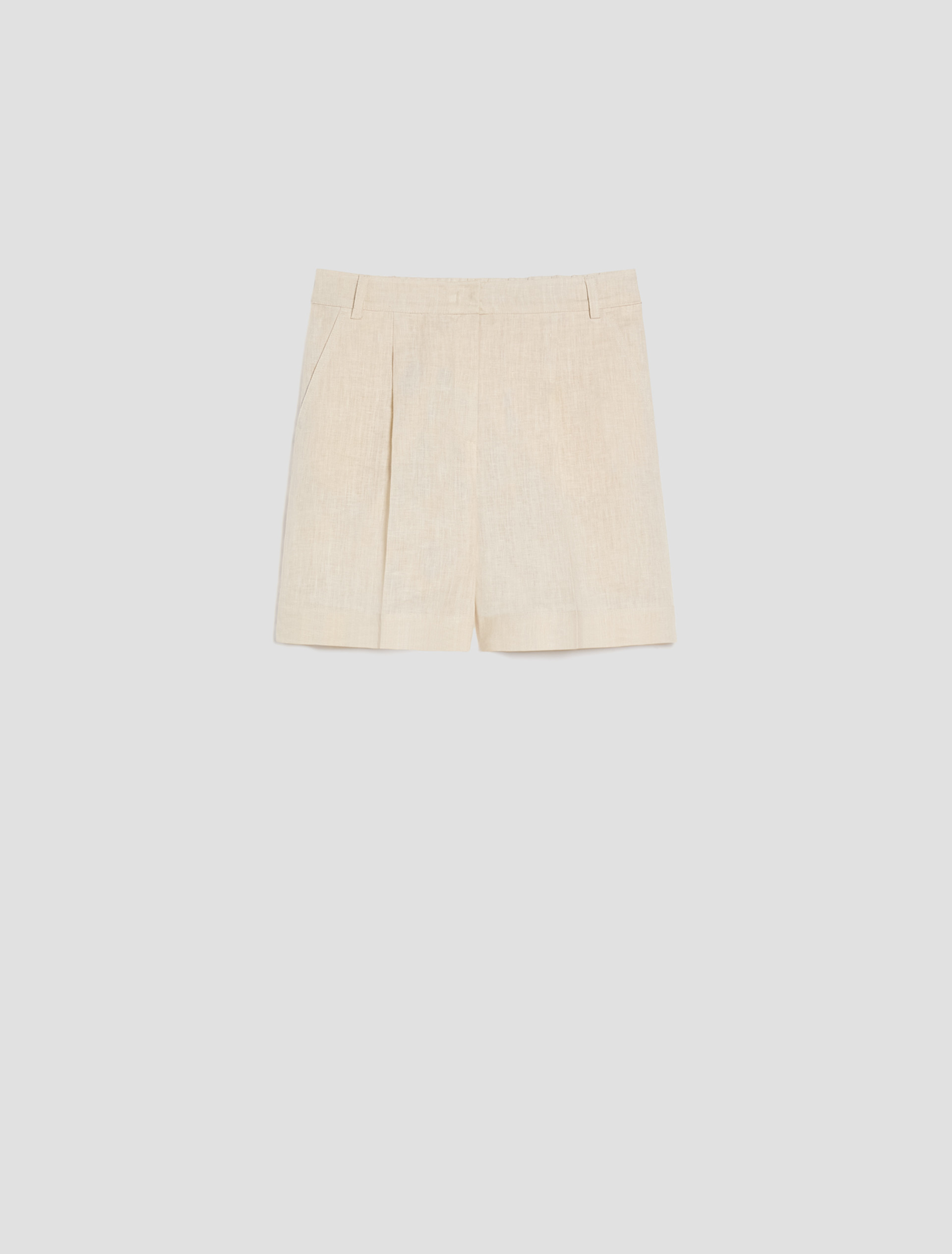 Pure linen shorts - ECRU - pennyblack