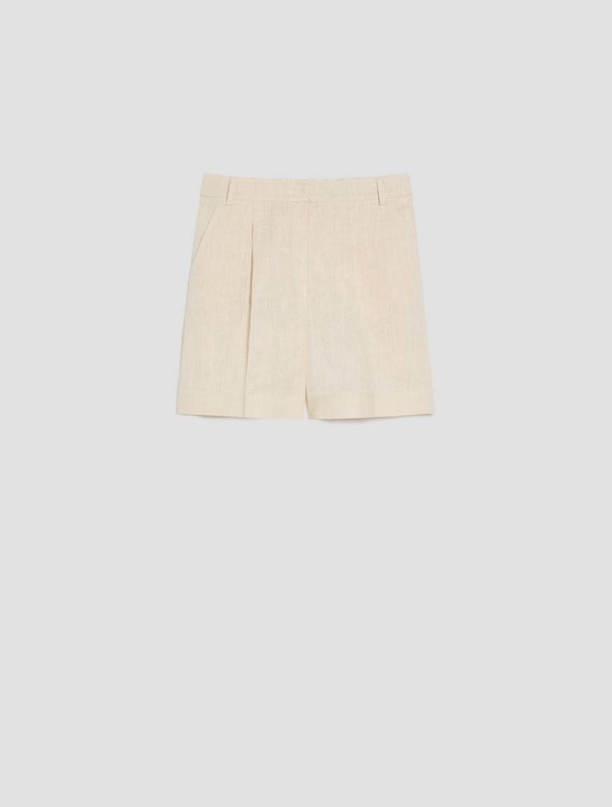 Pure linen shorts - ECRU - Pennyblack - 2