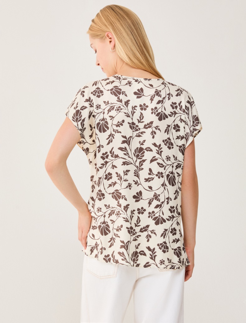 Fluid twill blouse - IVORY - pennyblack