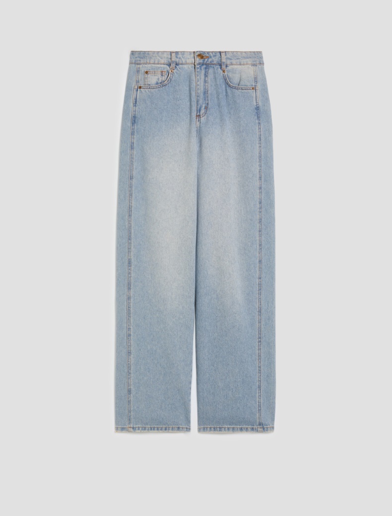 Balloon-cut jeans - BLUE JEANS - pennyblack