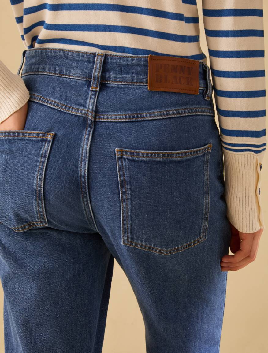 Regular-cut jeans - BLUE JEANS - Pennyblack - 4