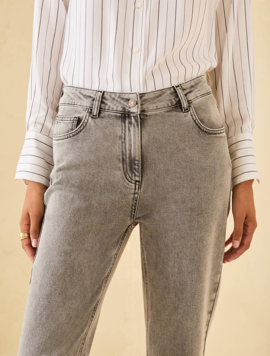 Regular-cut jeans - GREY - Pennyblack - 4