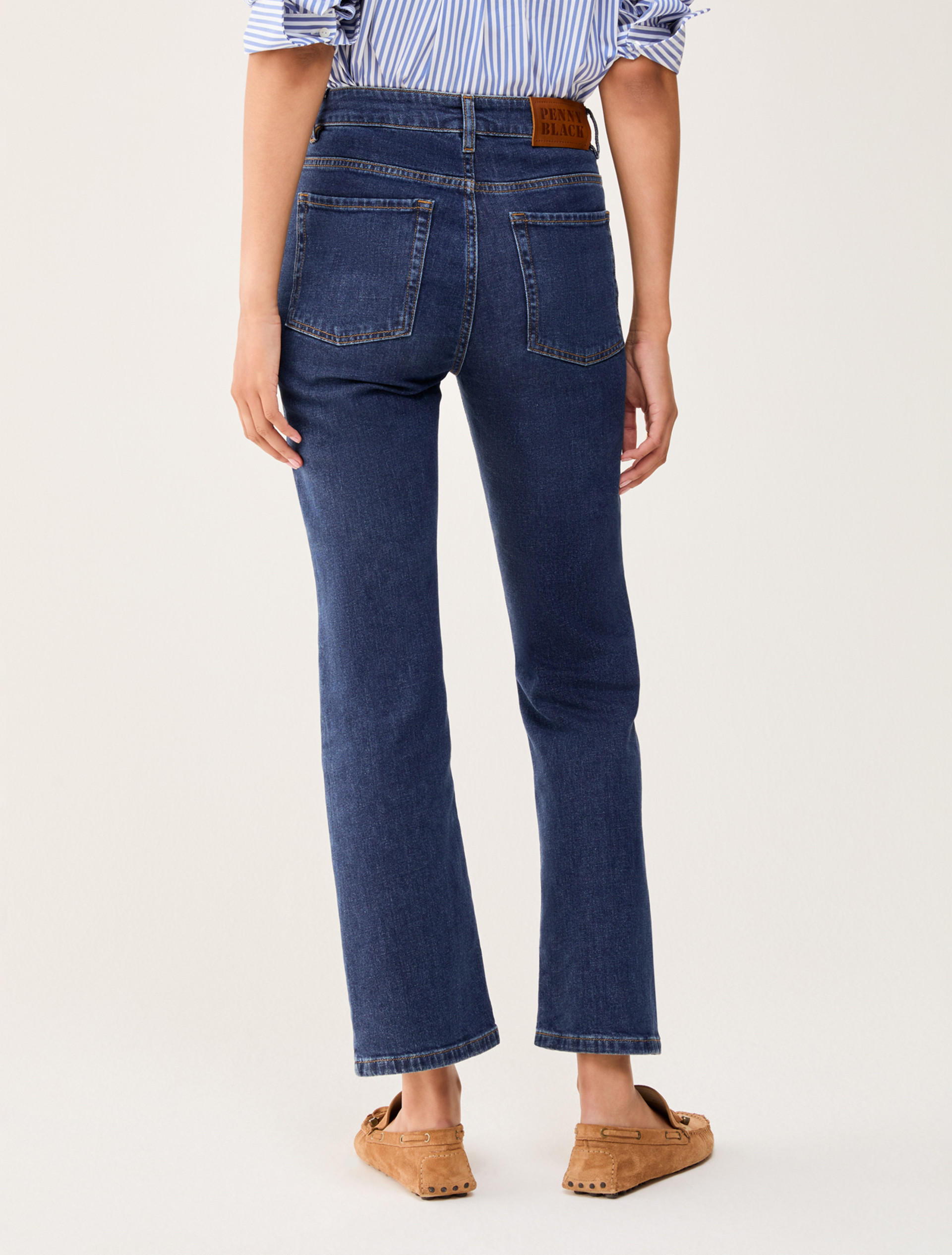 Mini-flared jeans - BLUE JEANS - pennyblack