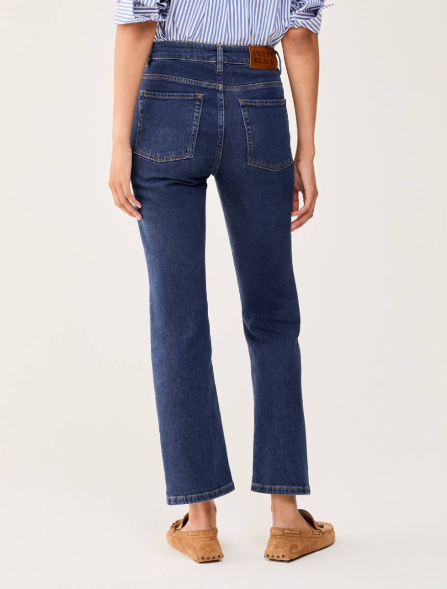 Mini-flared jeans - BLUE JEANS - Pennyblack - 3