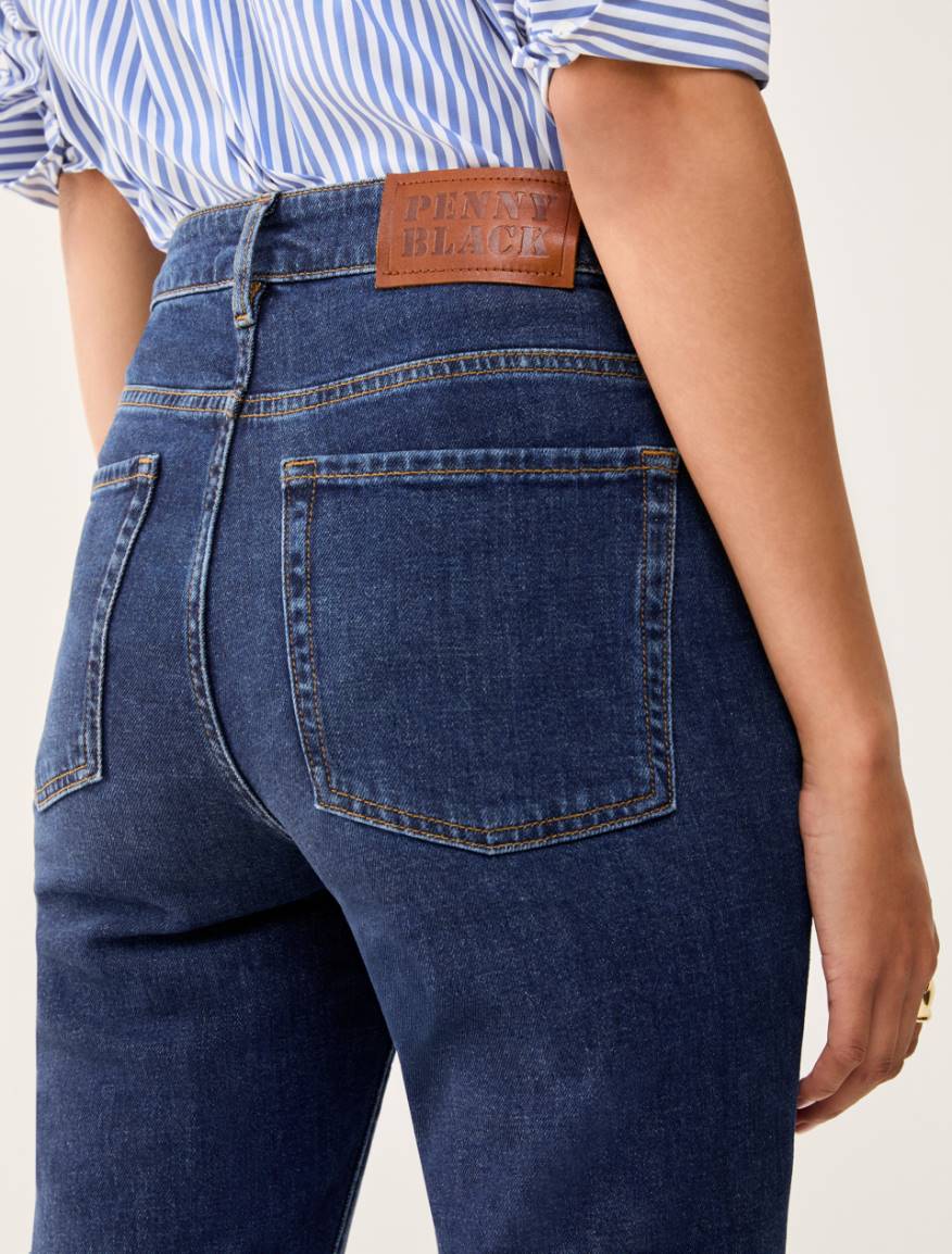 Mini-flared jeans - BLUE JEANS - Pennyblack - 4