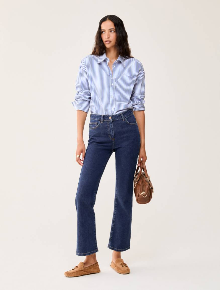 Mini-flared jeans - BLUE JEANS - Pennyblack