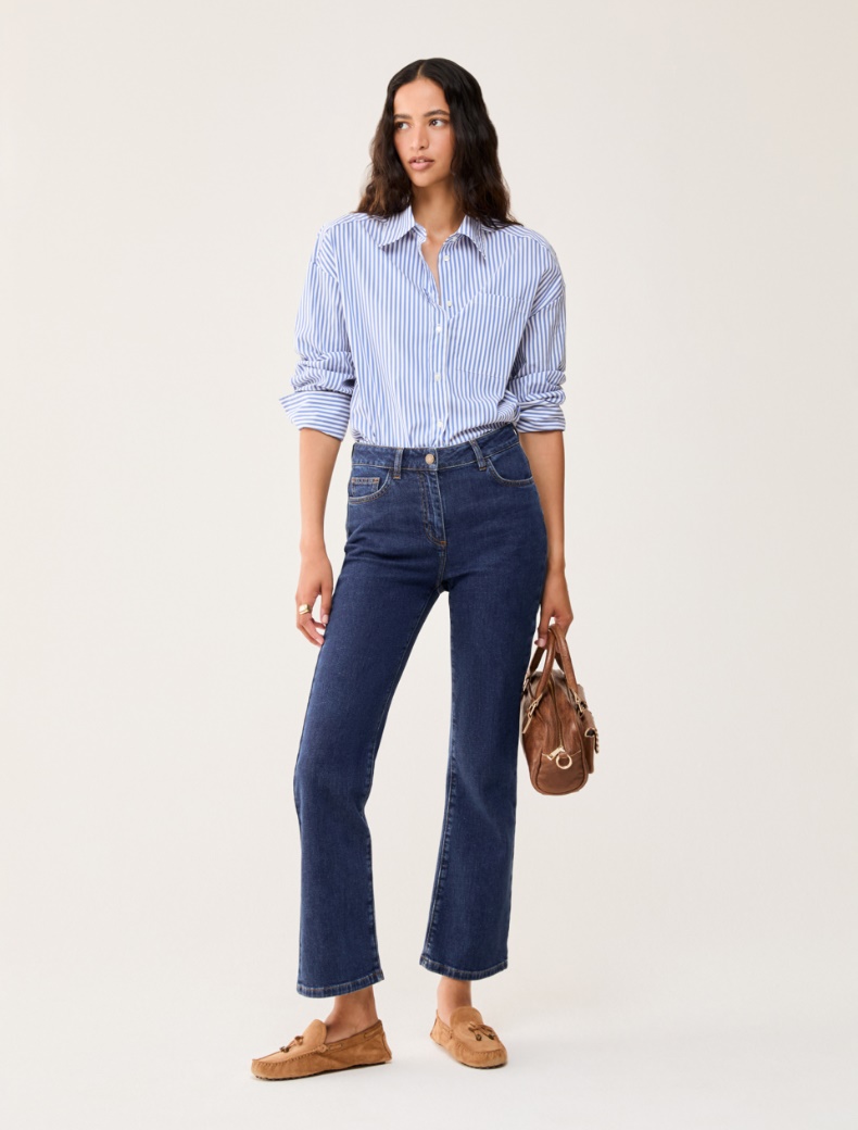 Mini-flared jeans - BLUE JEANS - pennyblack