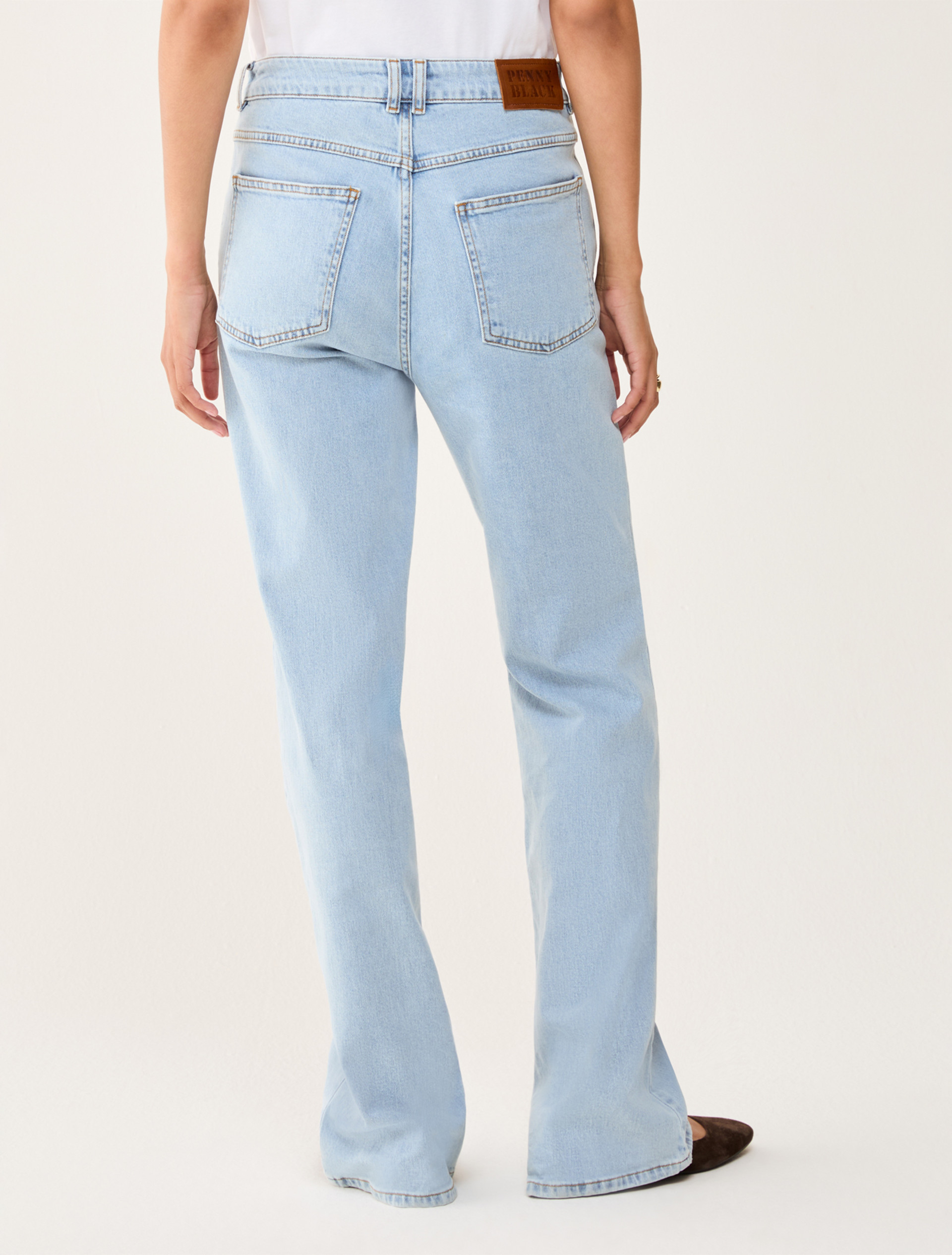 Bootcut jeans - BLUE JEANS - pennyblack