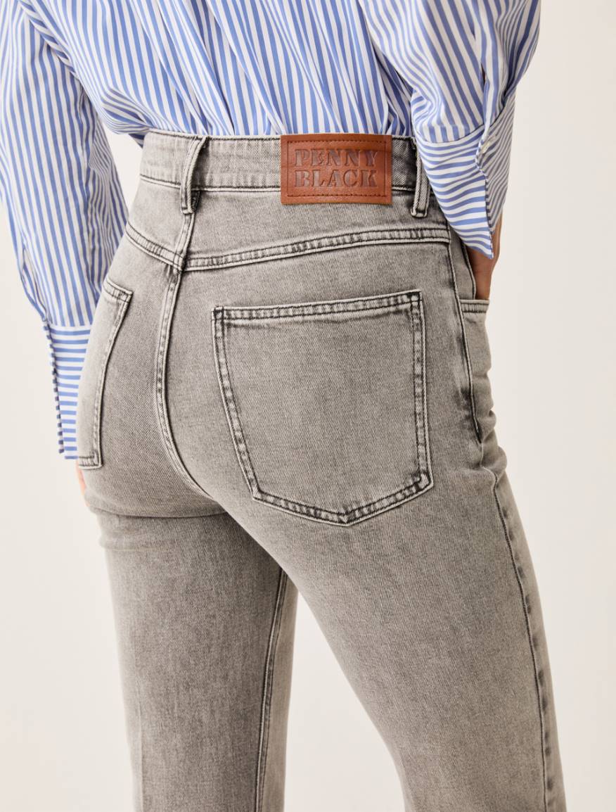 Bootcut jeans - GREY - Pennyblack - 4