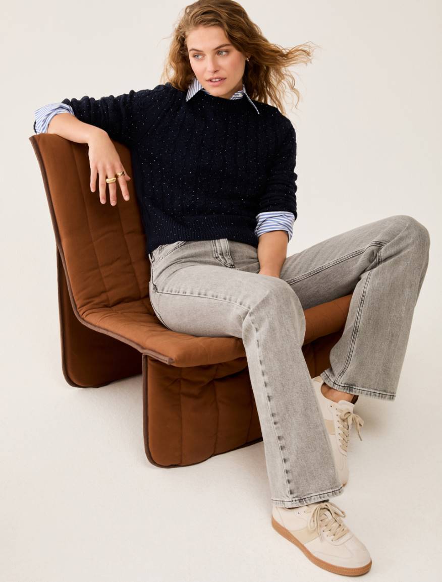 Bootcut jeans - GREY - Pennyblack - 5