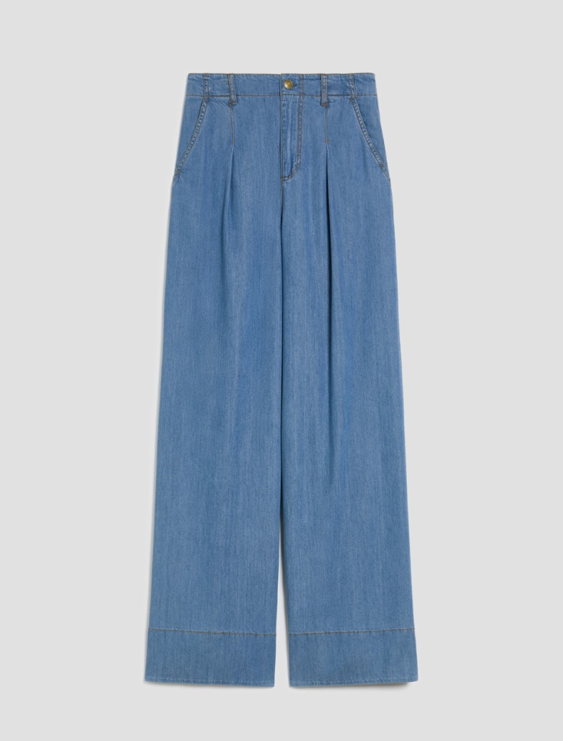 Wide jeans in lightweight denim - NAVY - pennyblack