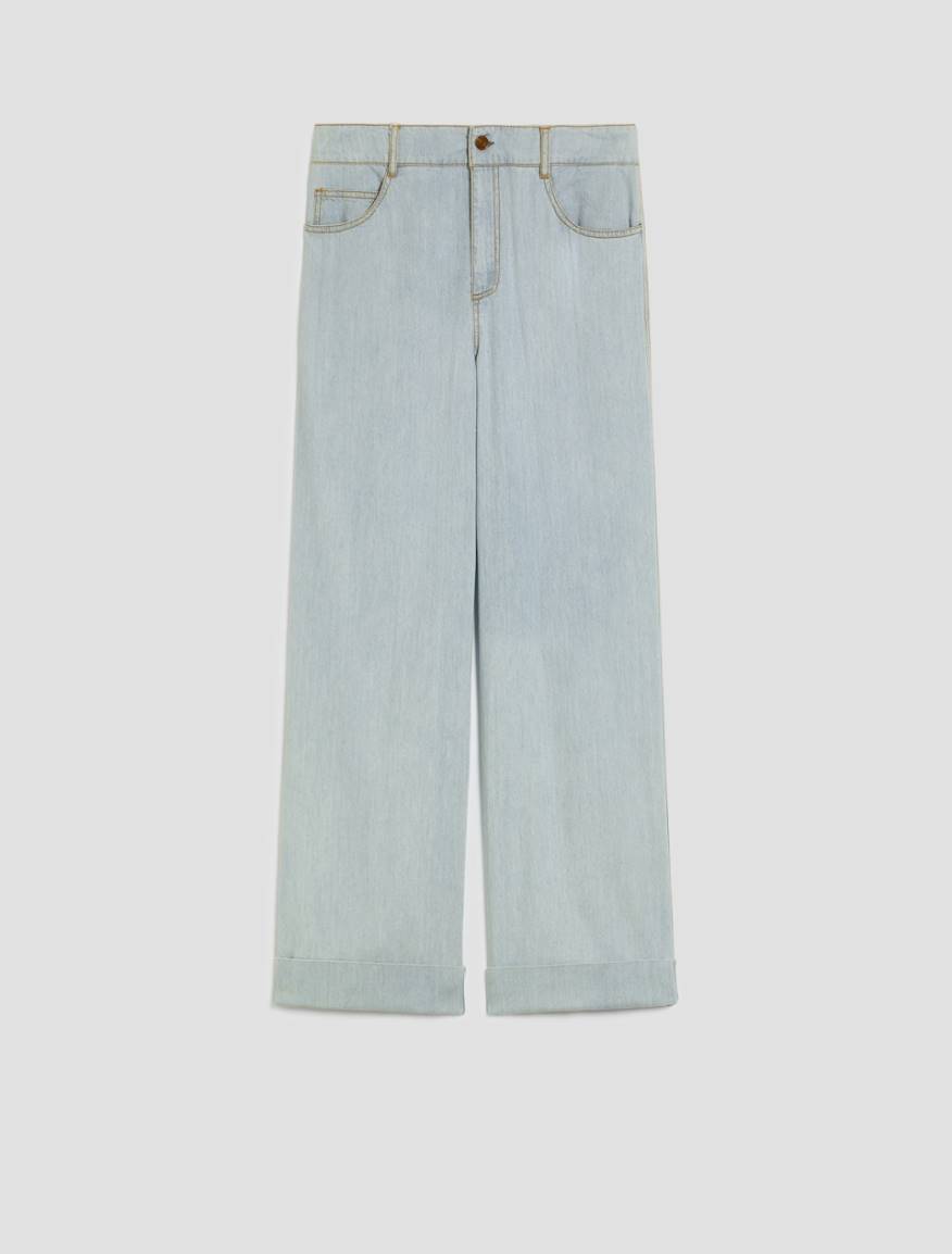 Lightweight straight-leg jeans - LIGHT BLUE - Pennyblack - 2