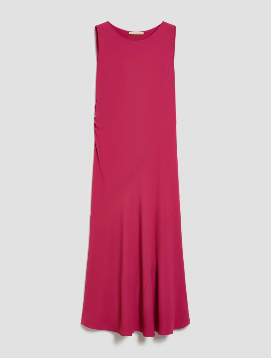 Midi dress in sablé fabric - FUCHSIA - Pennyblack - 2