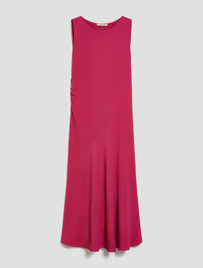 Midi dress in sablé fabric - FUCHSIA - pennyblack