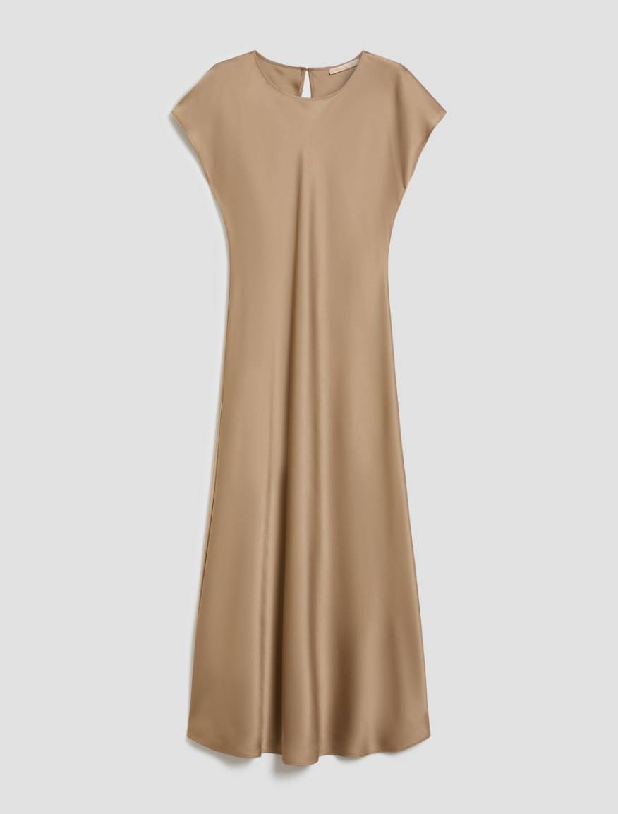 Double satin midi dress - SAND - Pennyblack - 2