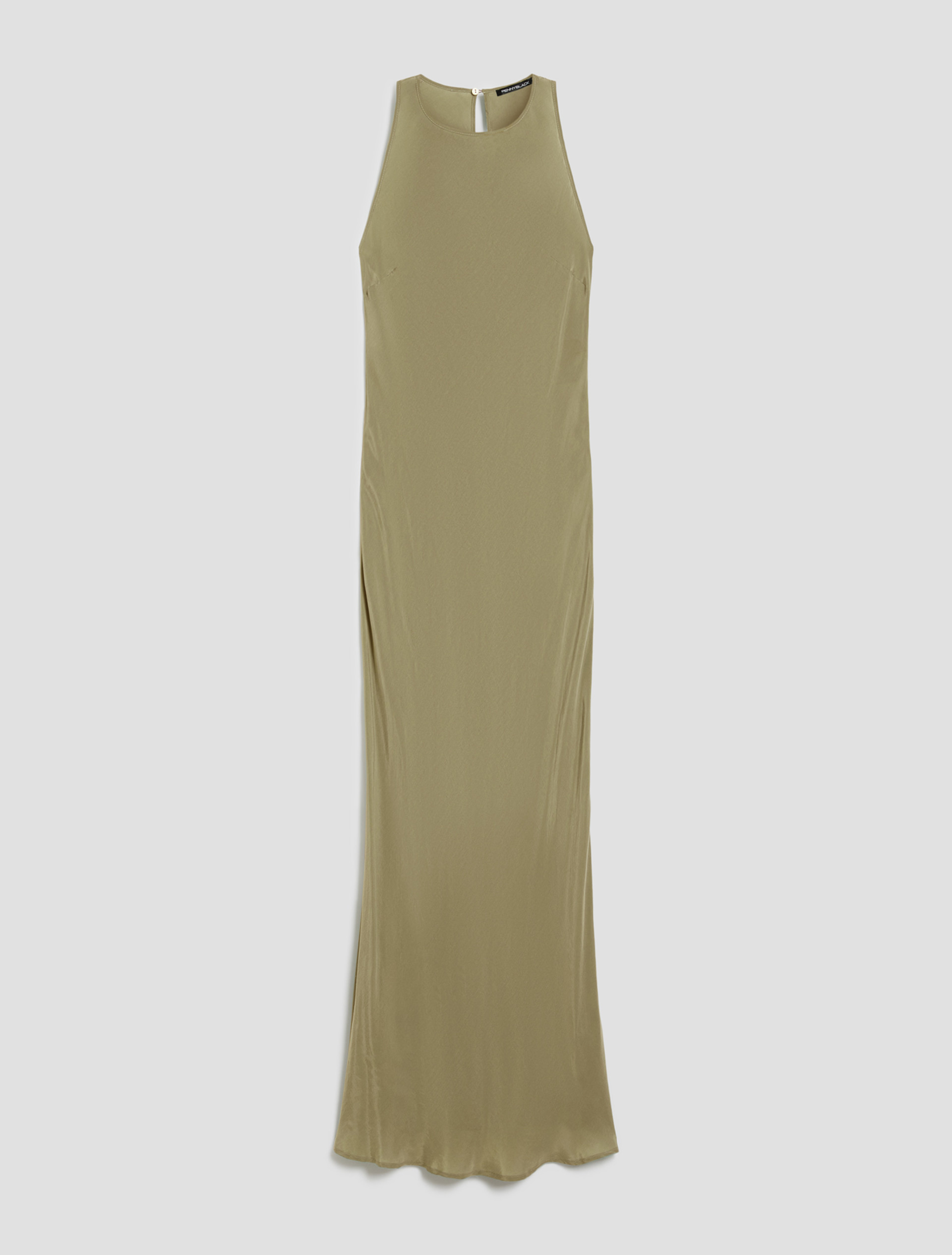 Abito in tessuto fluido - KAKI - pennyblack