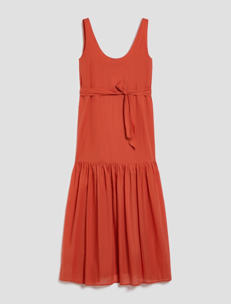 Cotton voile dress - LOBSTER - pennyblack