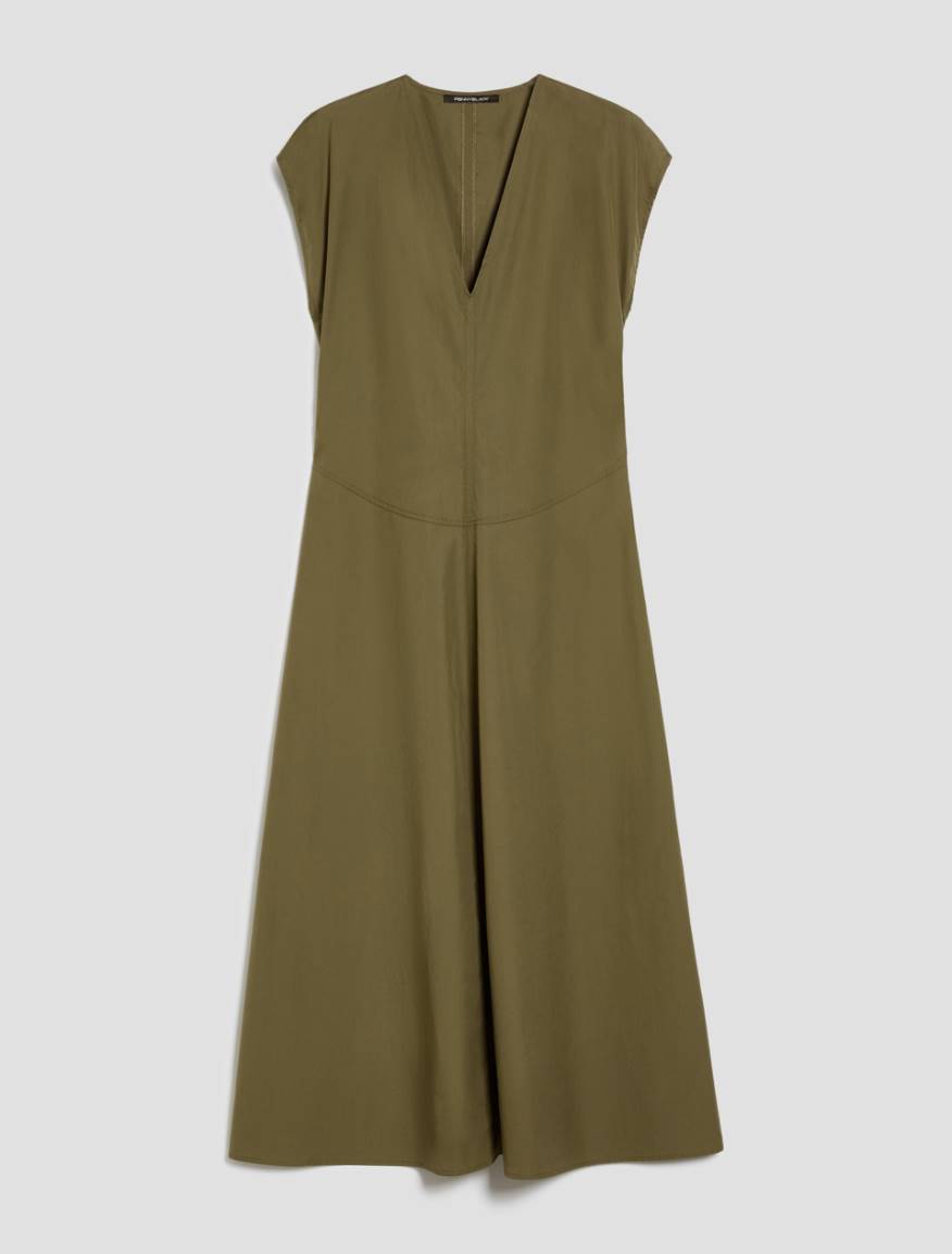 Poplin midi dress - KAKI - Pennyblack - 2