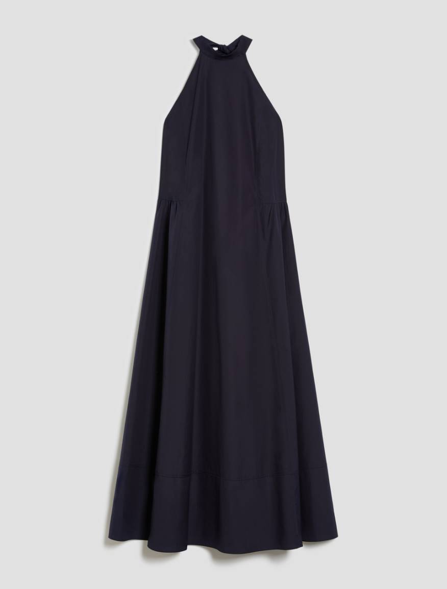 Poplin halterneck dress - NAVY - Pennyblack - 2