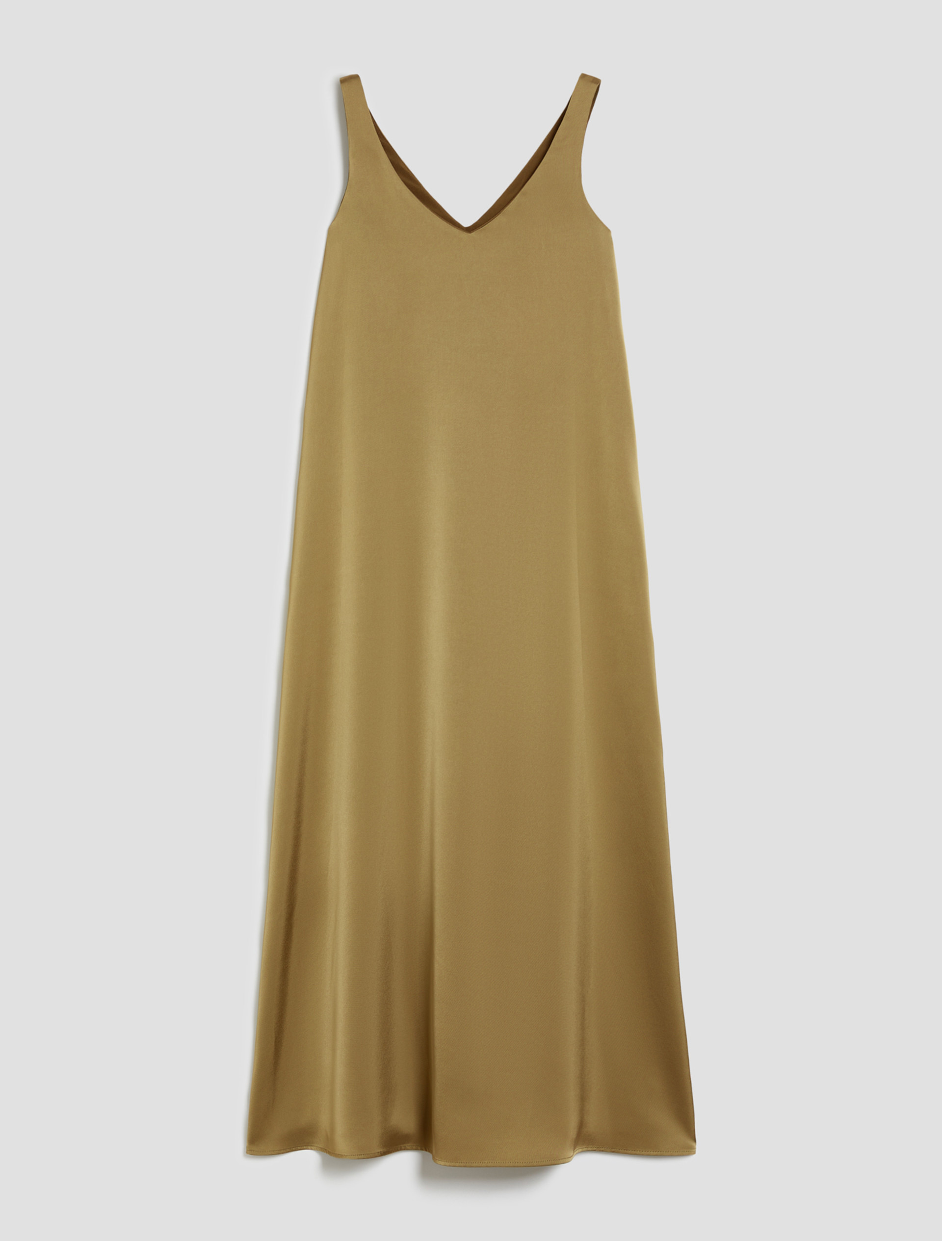 Double satin midi dress - GREEN - pennyblack