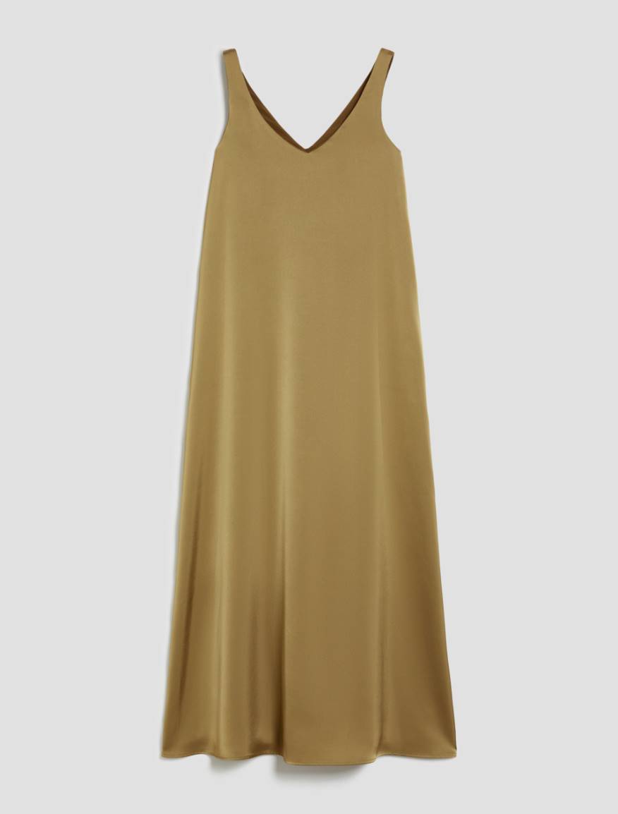 Double satin midi dress - GREEN - Pennyblack - 2