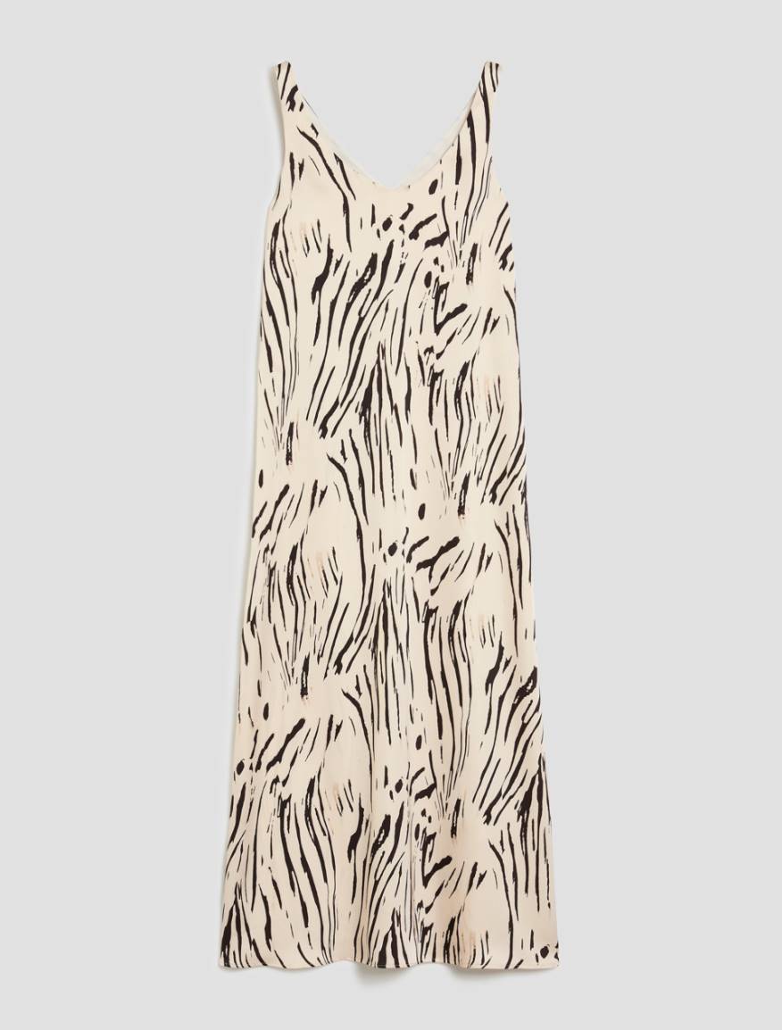 Double satin midi dress - IVORY - Pennyblack - 2