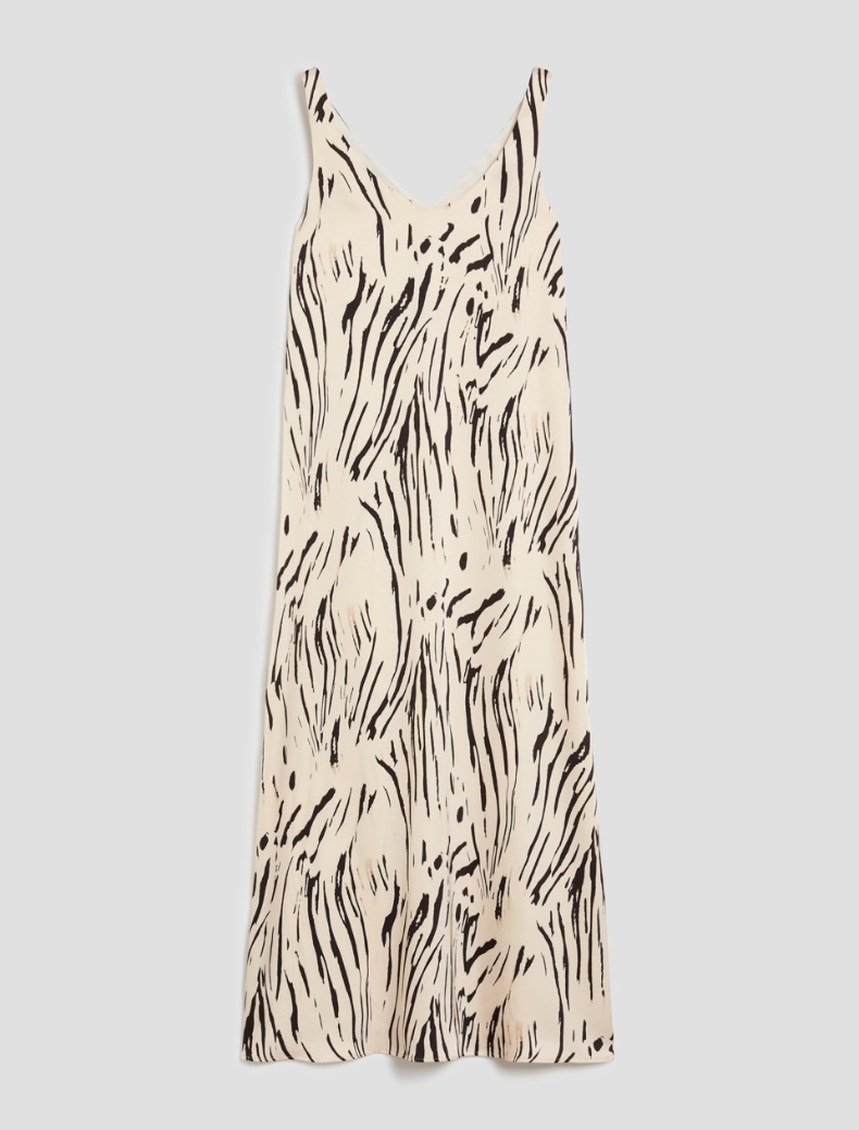 Double satin midi dress - IVORY - pennyblack