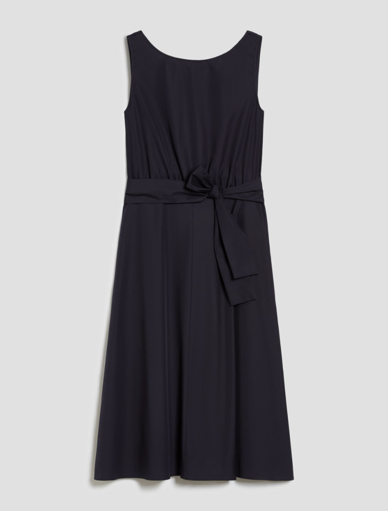 Fit & flare poplin dress - NAVY - pennyblack