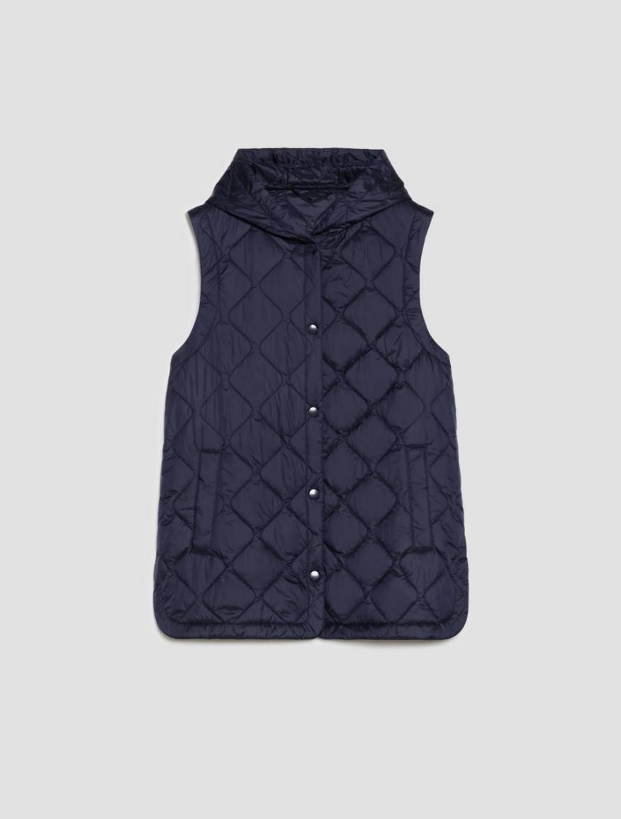 Hooded padded gilet - NAVY - Pennyblack - 2