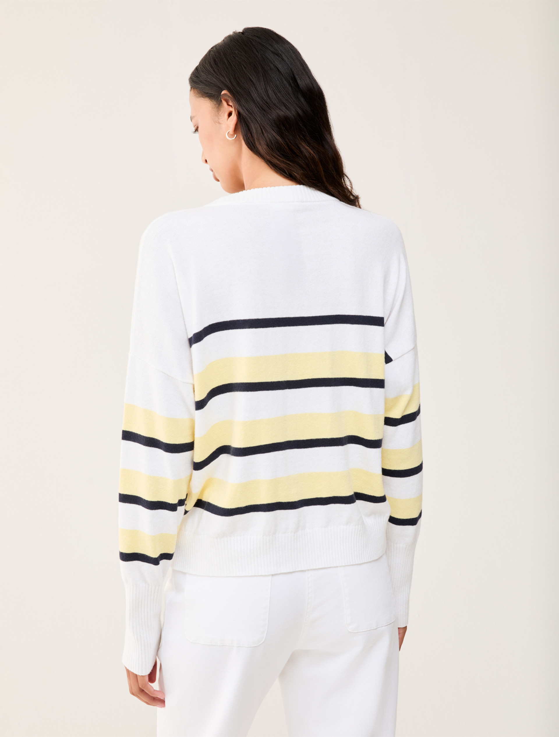 Cotton and cashmere sweater - LIGHT YELLOW - pennyblack
