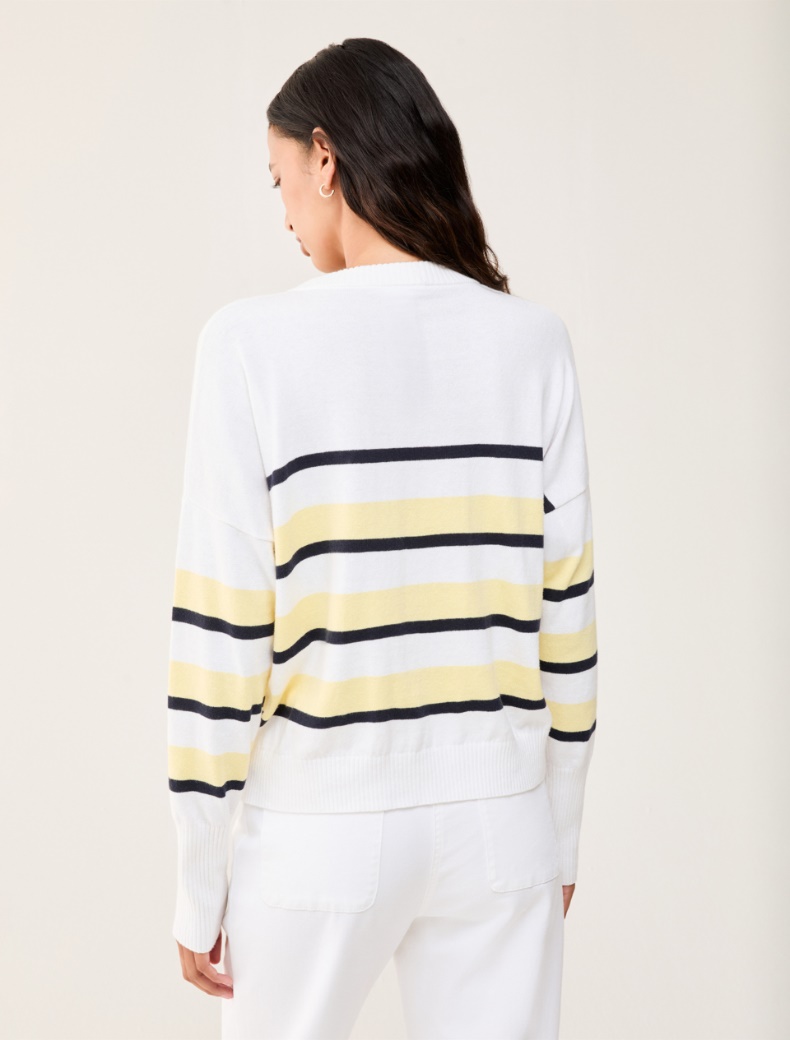 Cotton and cashmere sweater - LIGHT YELLOW - pennyblack