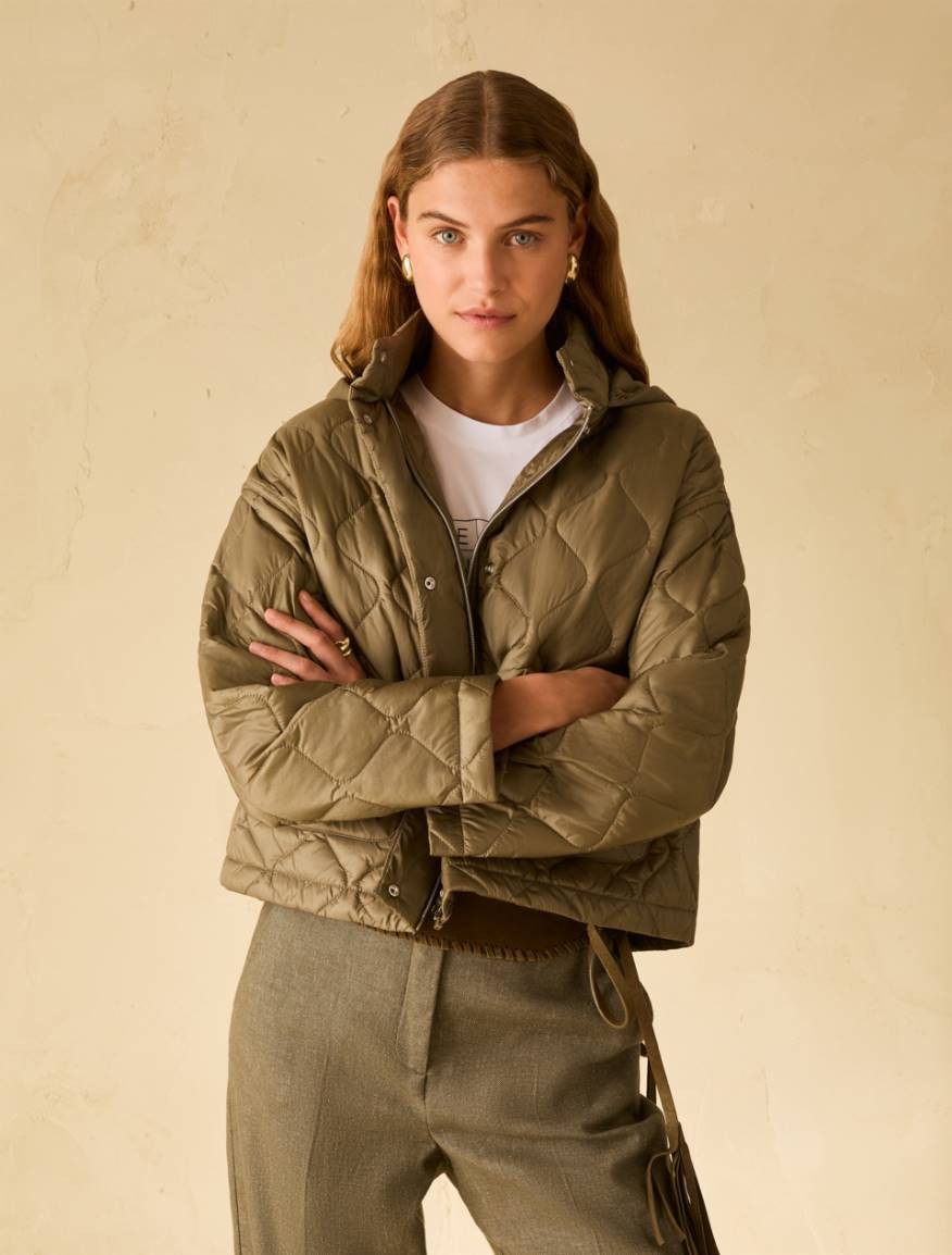 Light padded jacket - KAKI - Pennyblack