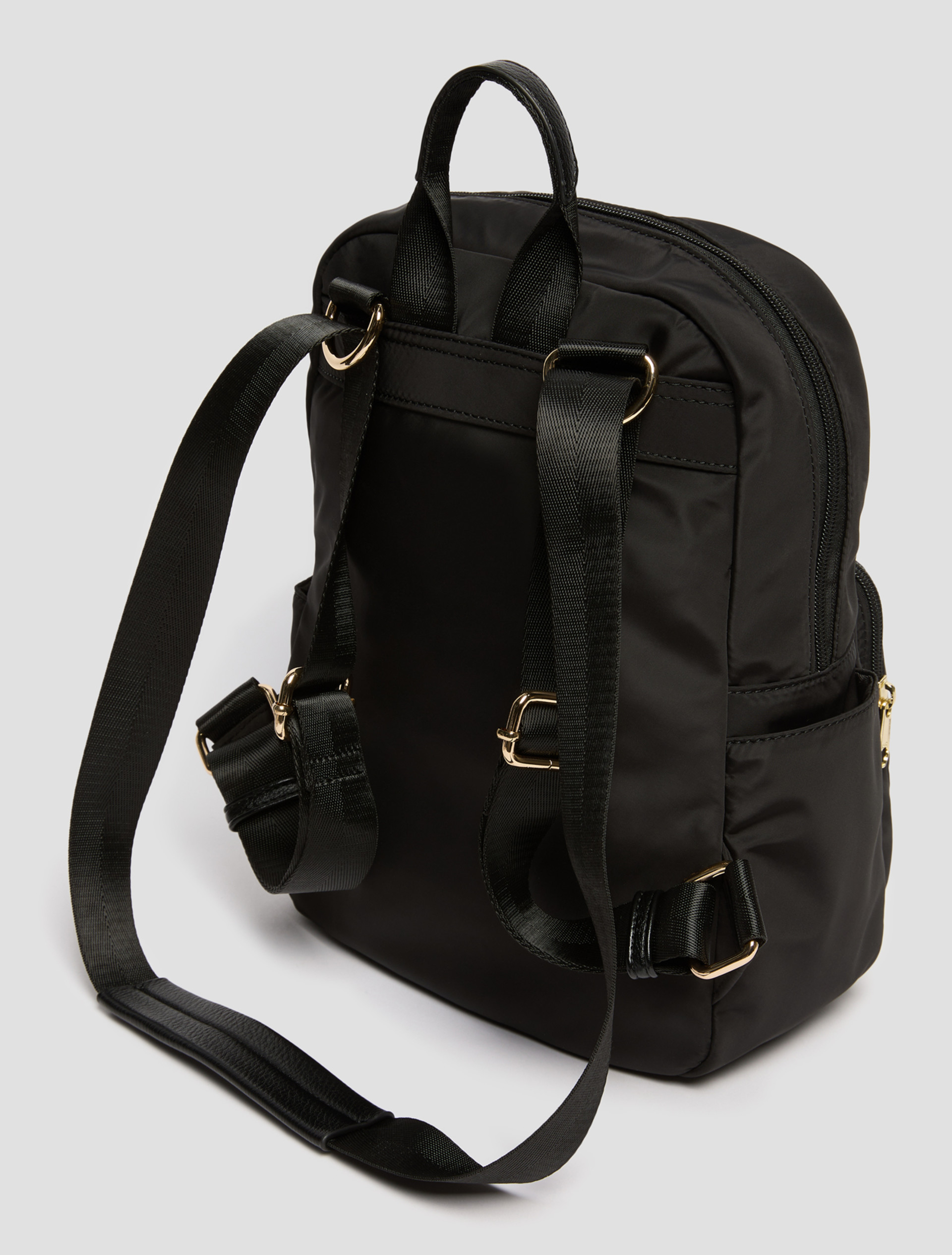 Technical fabric backpack - BLACK - pennyblack
