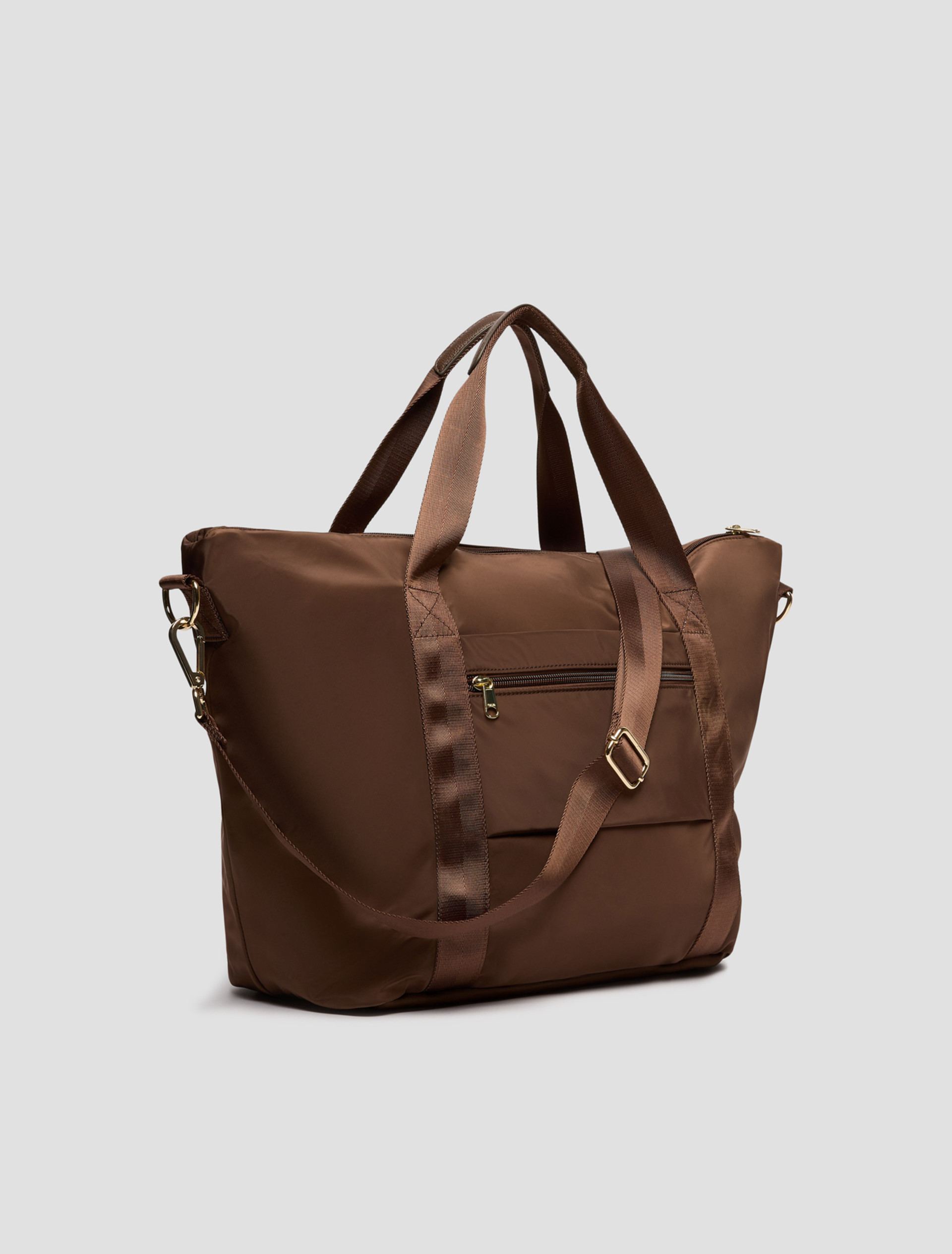 Folding travel bag - BROWN - pennyblack