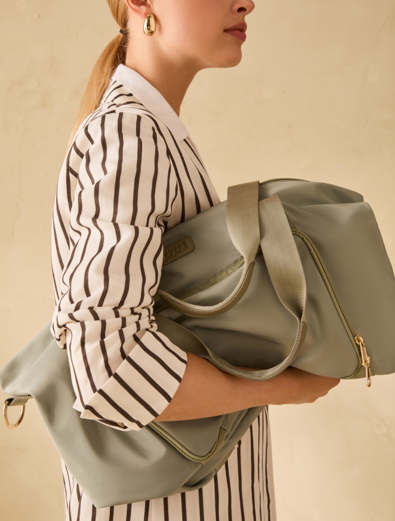 Folding travel bag - SAGE GREEN - pennyblack