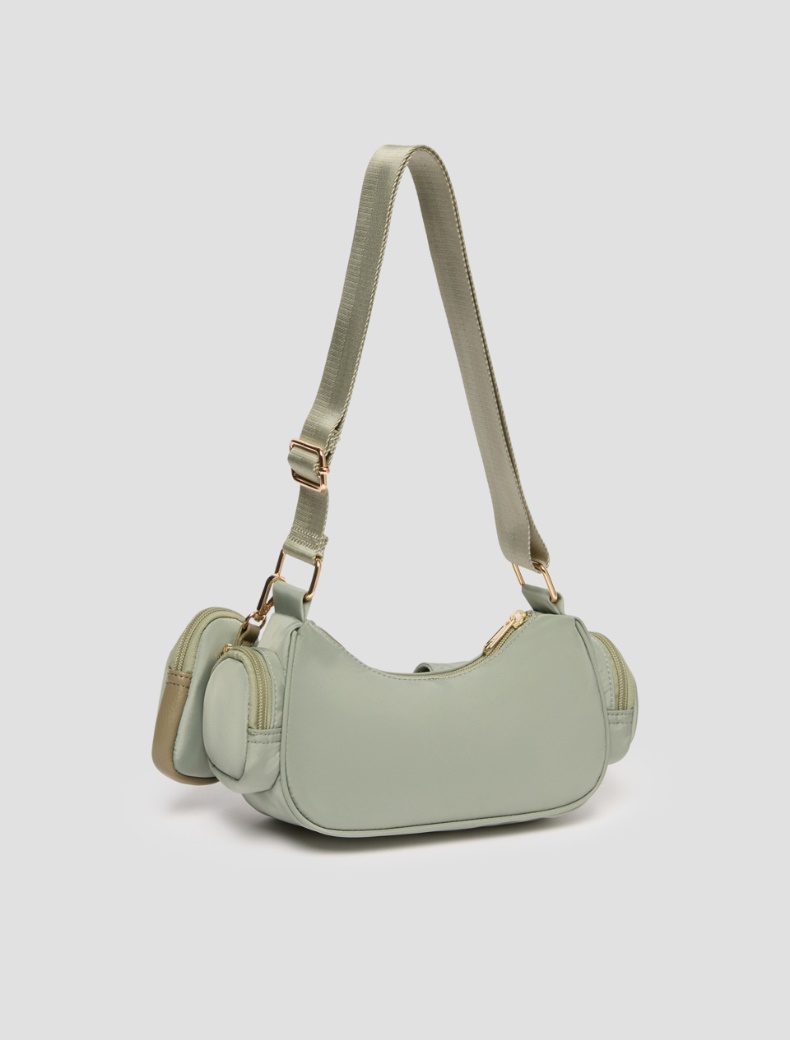 Technical fabric shoulder strap - SAGE GREEN - pennyblack