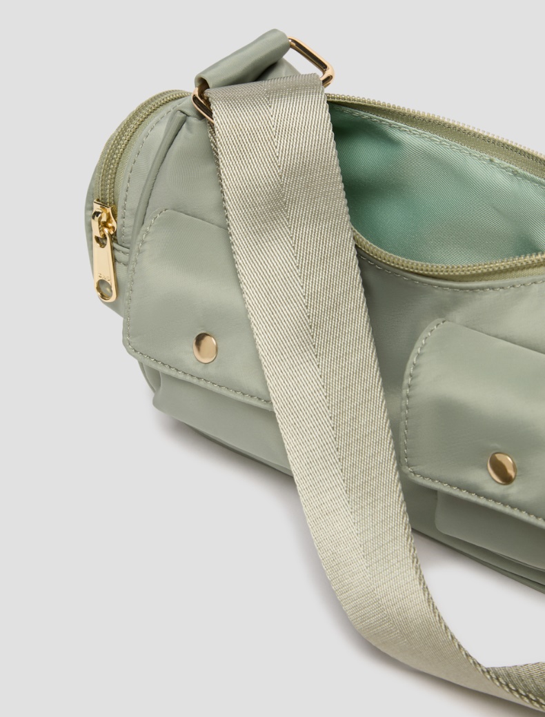 Technical fabric shoulder strap - SAGE GREEN - pennyblack