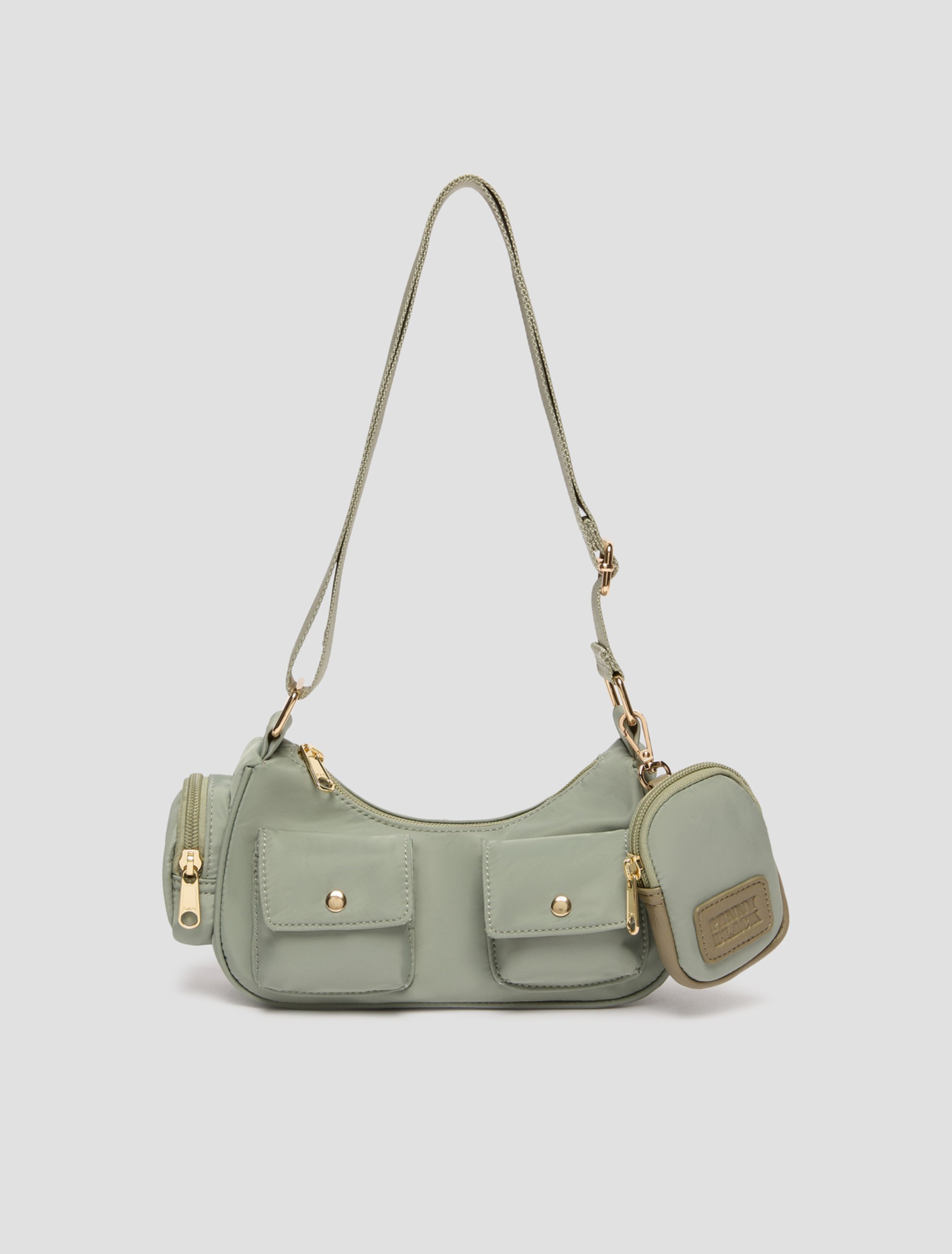 Technical fabric shoulder strap - SAGE GREEN - pennyblack